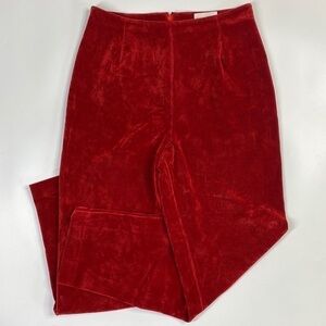Emanuel Unsaro Red Corduroy Pants Size 14/48 (31x30)